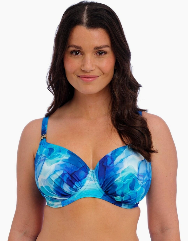506001 Fantasie Saunton Sands Underwired Gathered Full Cup Bikini Top