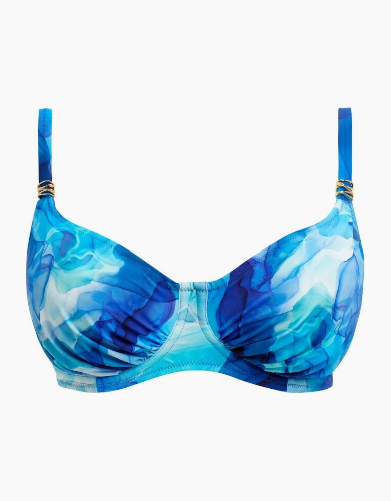 506001 Fantasie Saunton Sands Underwired Gathered Full Cup Bikini Top