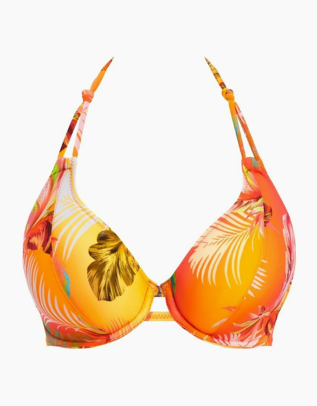 204904 Freya Miami Sunset Halter Bikini Top