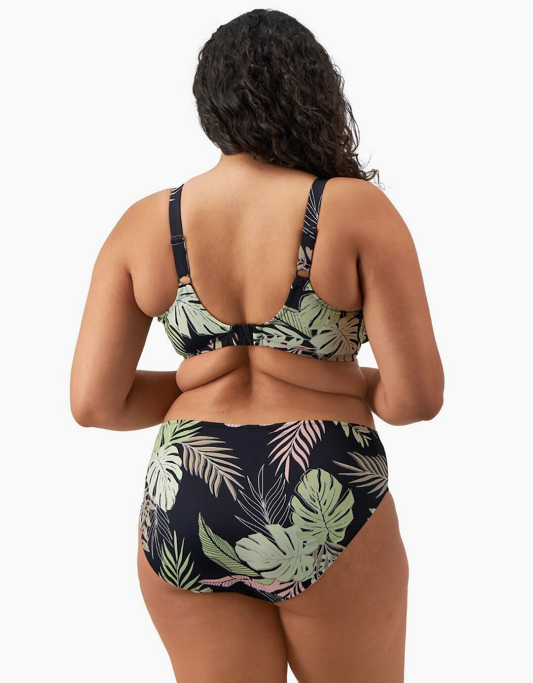 801902 Elomi Tropical Retreat Plunge Bikini Top