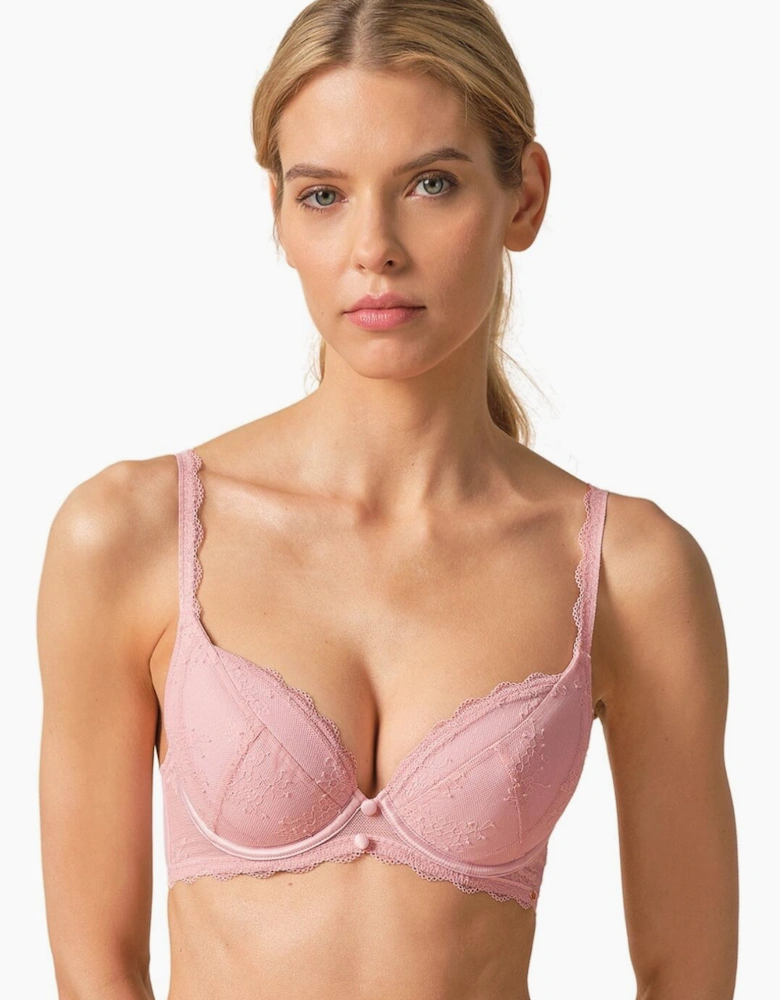 22201 Gossard Vintage Romance Padded Plunge Bra