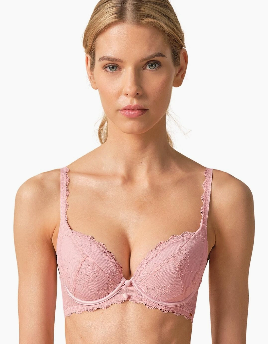 22201 Gossard Vintage Romance Padded Plunge Bra