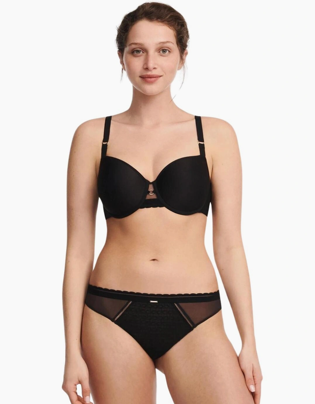 C11ZN6 Chantelle Monogram Half Cup T Shirt Bra