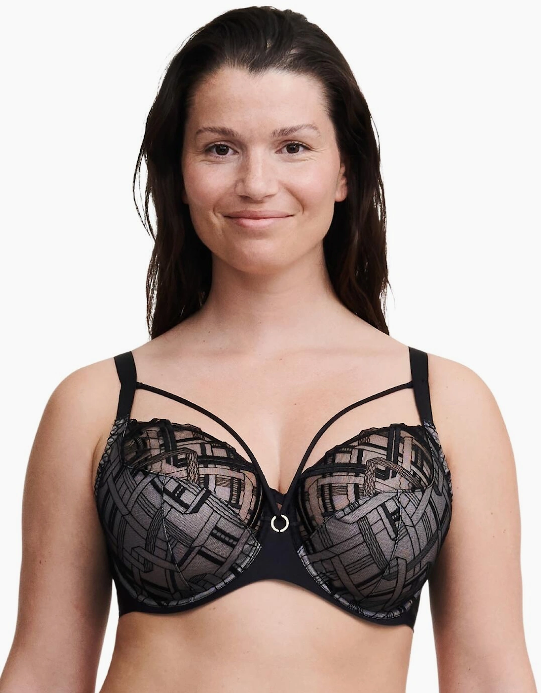 C21S10 Chantelle Graphic Support Full Cup Bra