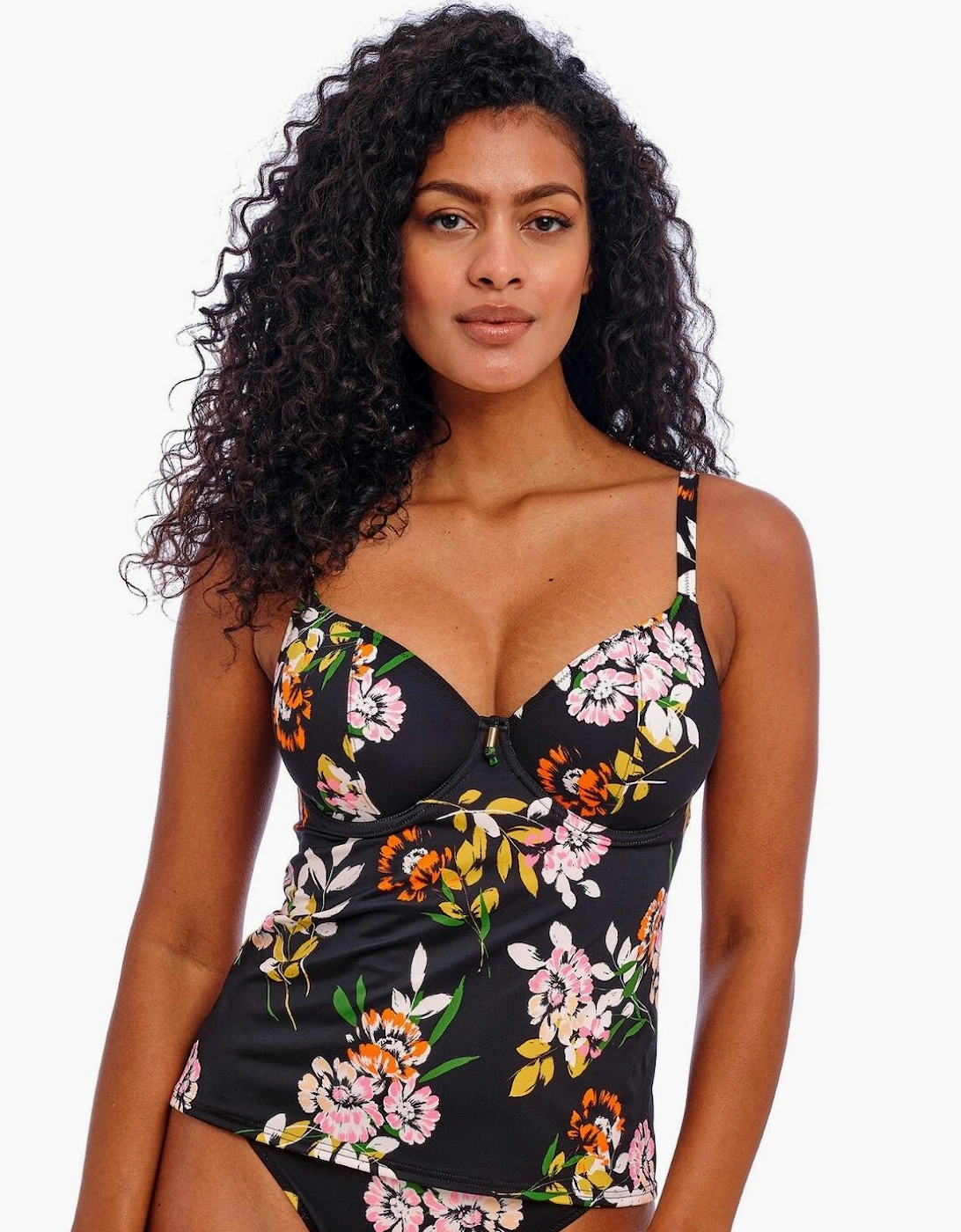 206656 Freya Twilight Soul Plunge Tankini Top