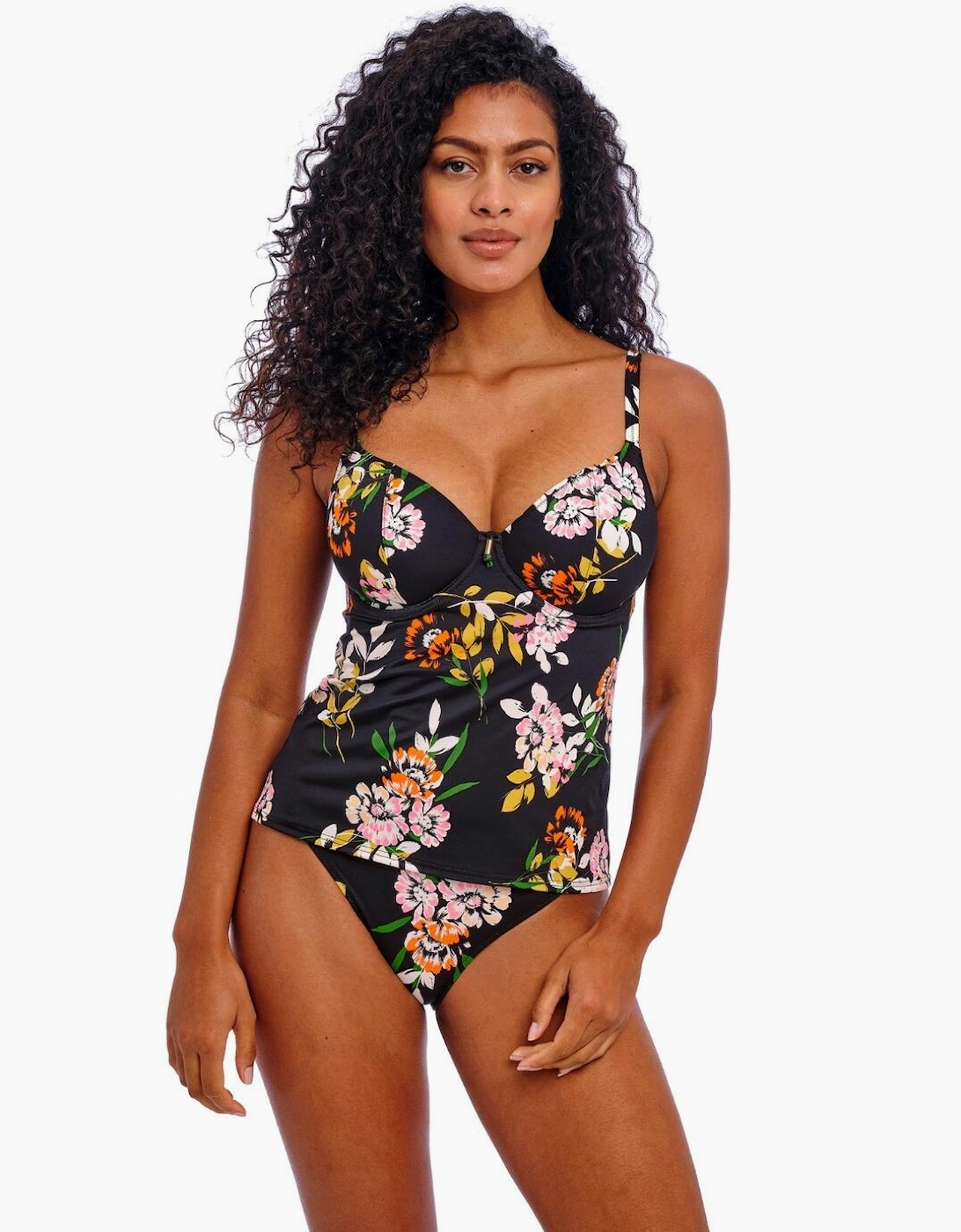206656 Freya Twilight Soul Plunge Tankini Top