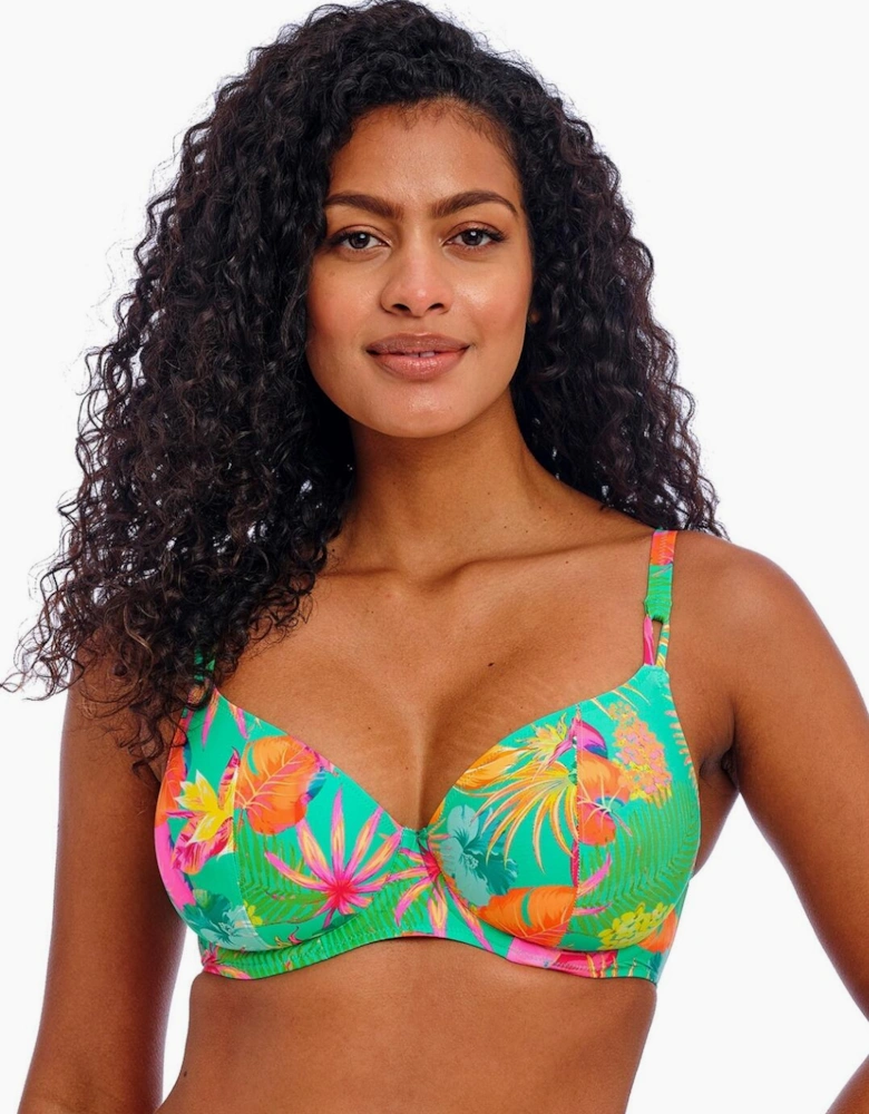 206502 Freya Isla Margarita Plunge Bikini Top