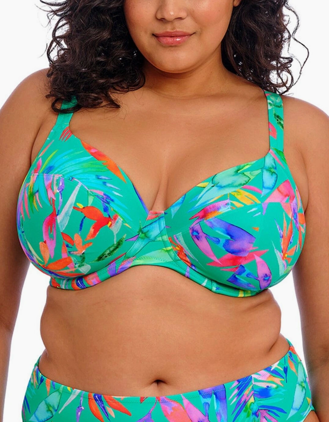 802202 Elomi Toyama Tides Plunge Bikini Top
