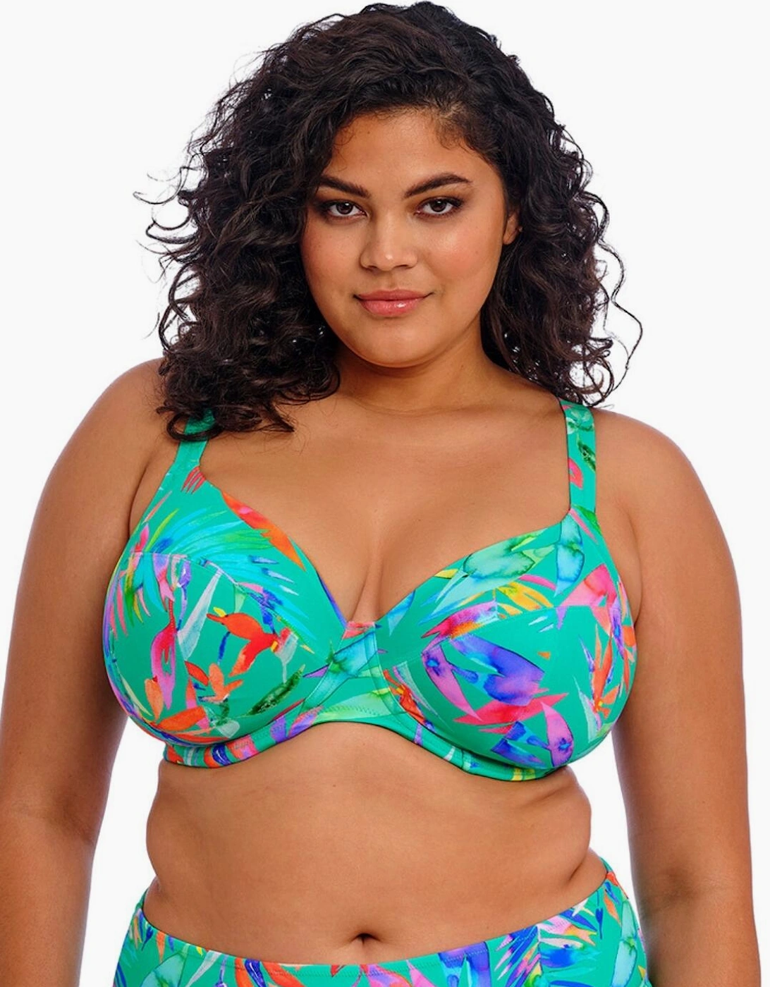 802202 Elomi Toyama Tides Plunge Bikini Top