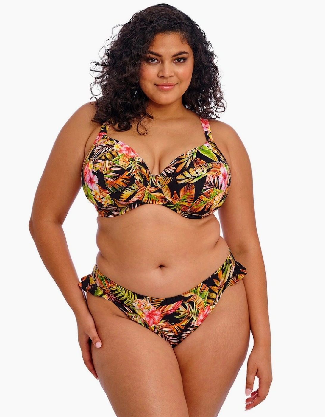 802385 Elomi Tiger Valley High Leg Bikini Brief