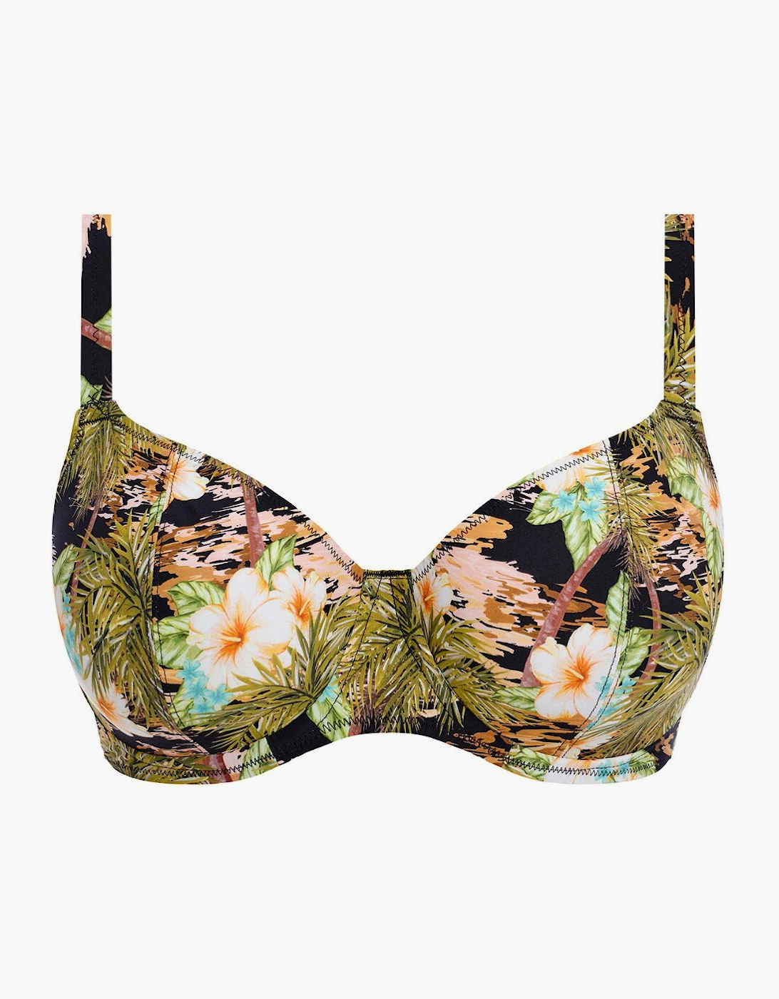 205802 Freya Bahama Shores Plunge Bikini Top