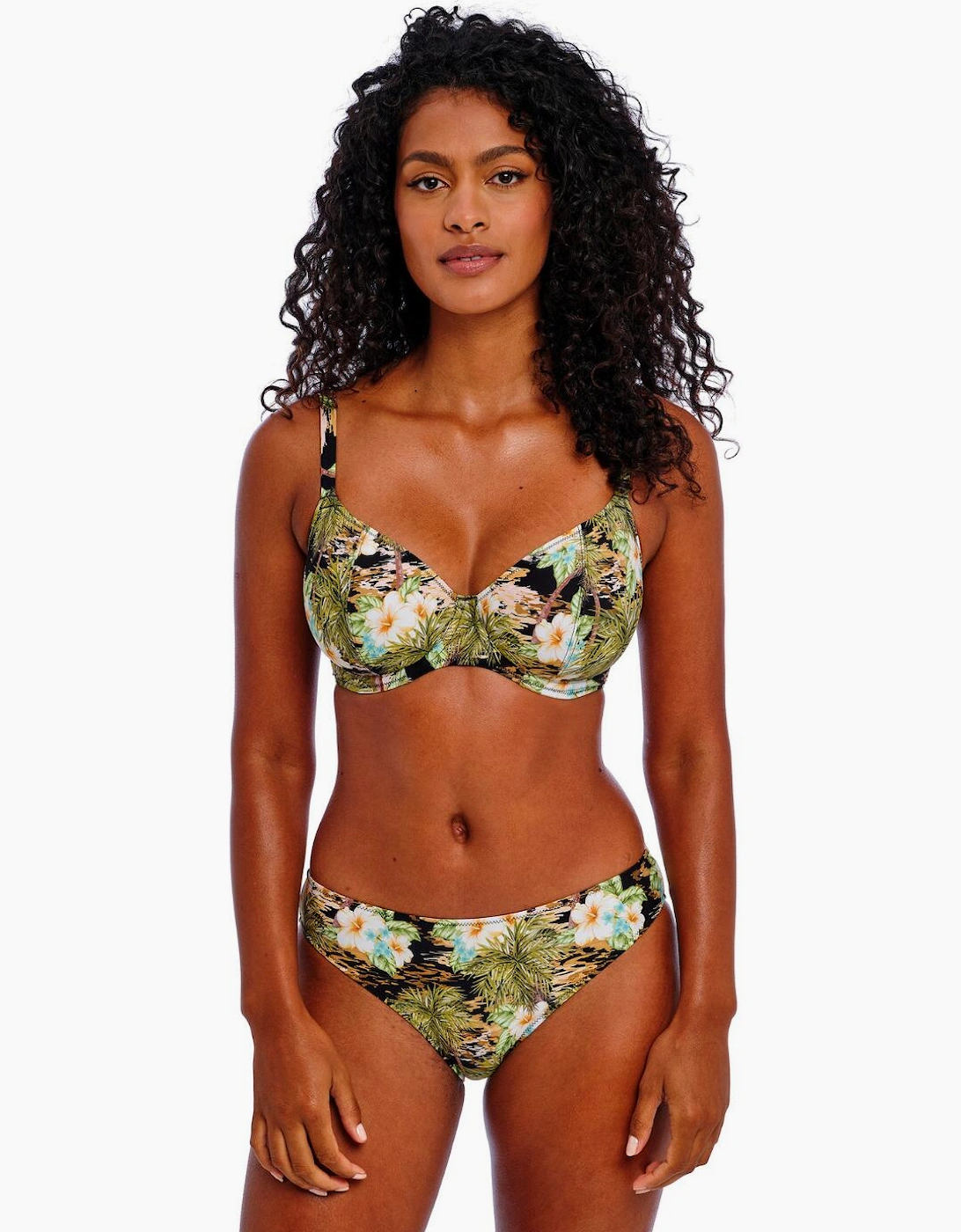 205802 Freya Bahama Shores Plunge Bikini Top