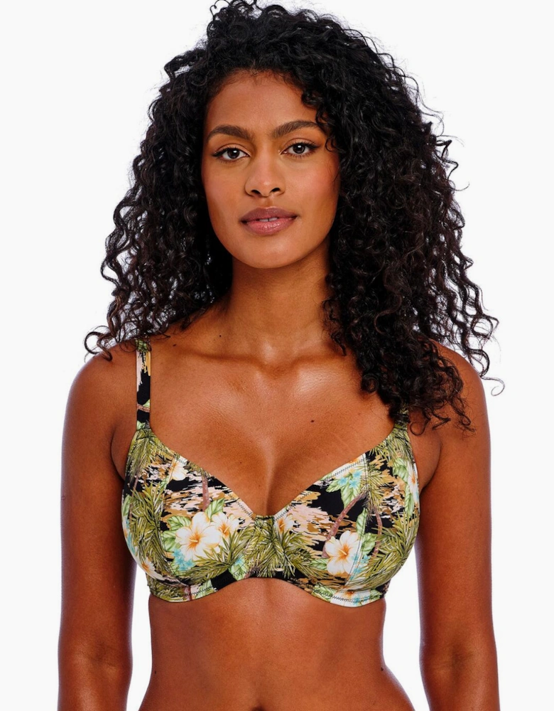 205802 Freya Bahama Shores Plunge Bikini Top