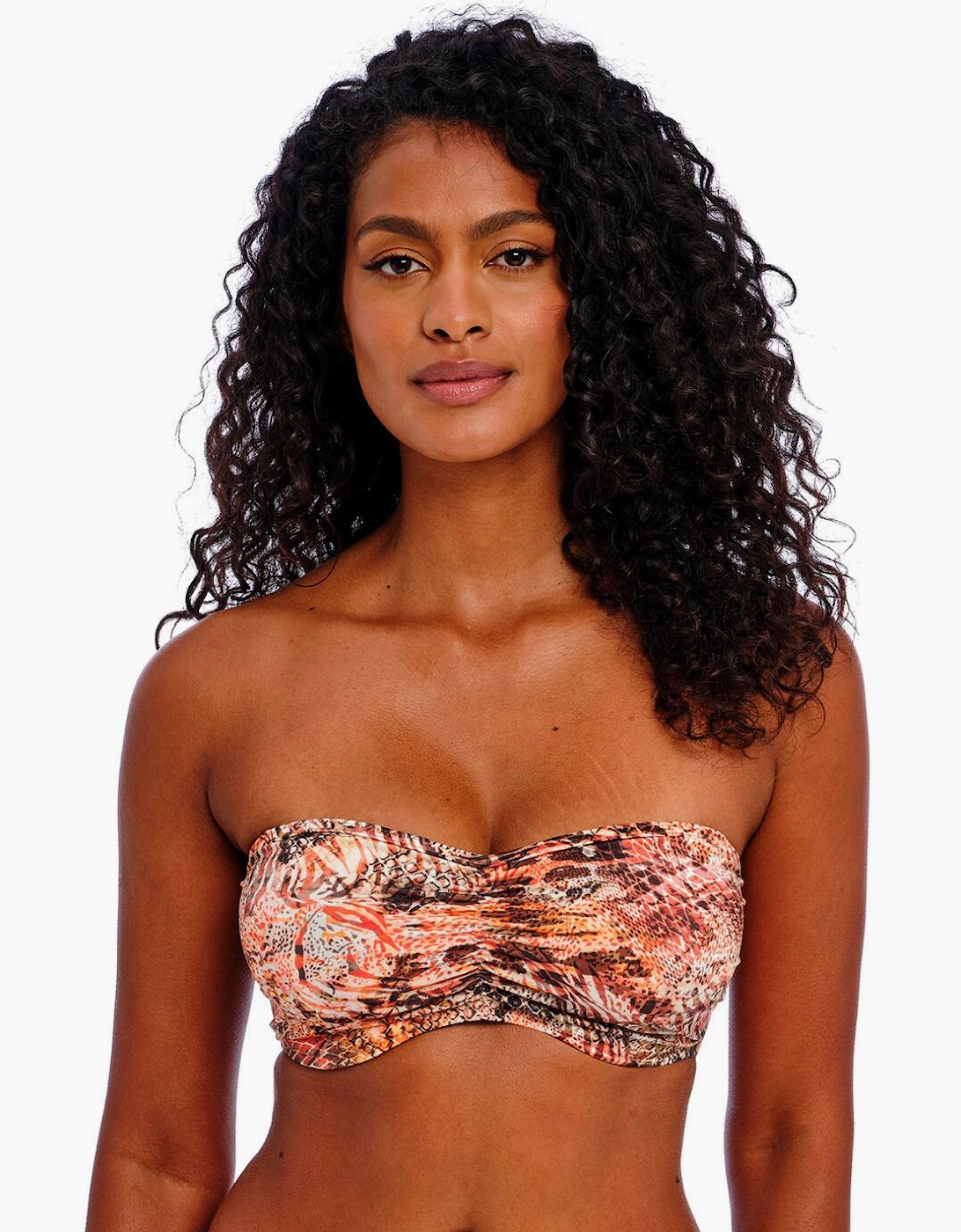 205910 Freya Desert Cat Bandeau Bikini Top