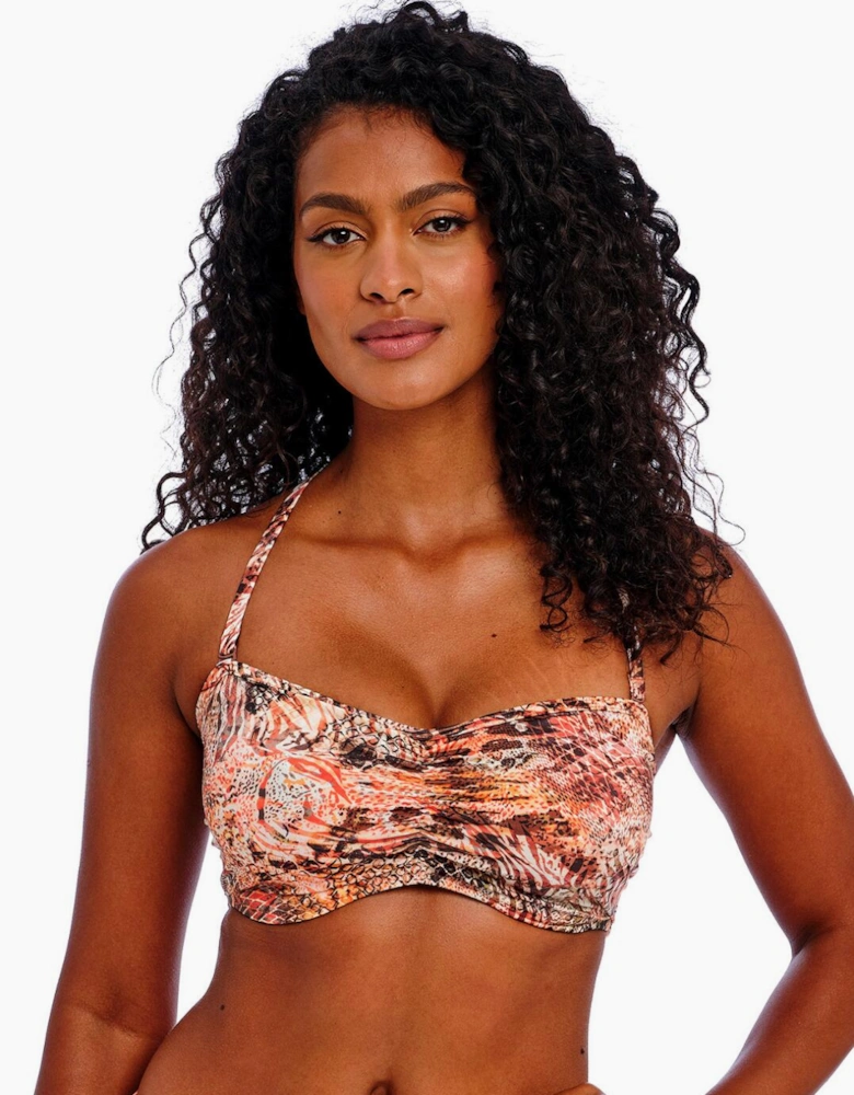 205910 Freya Desert Cat Bandeau Bikini Top