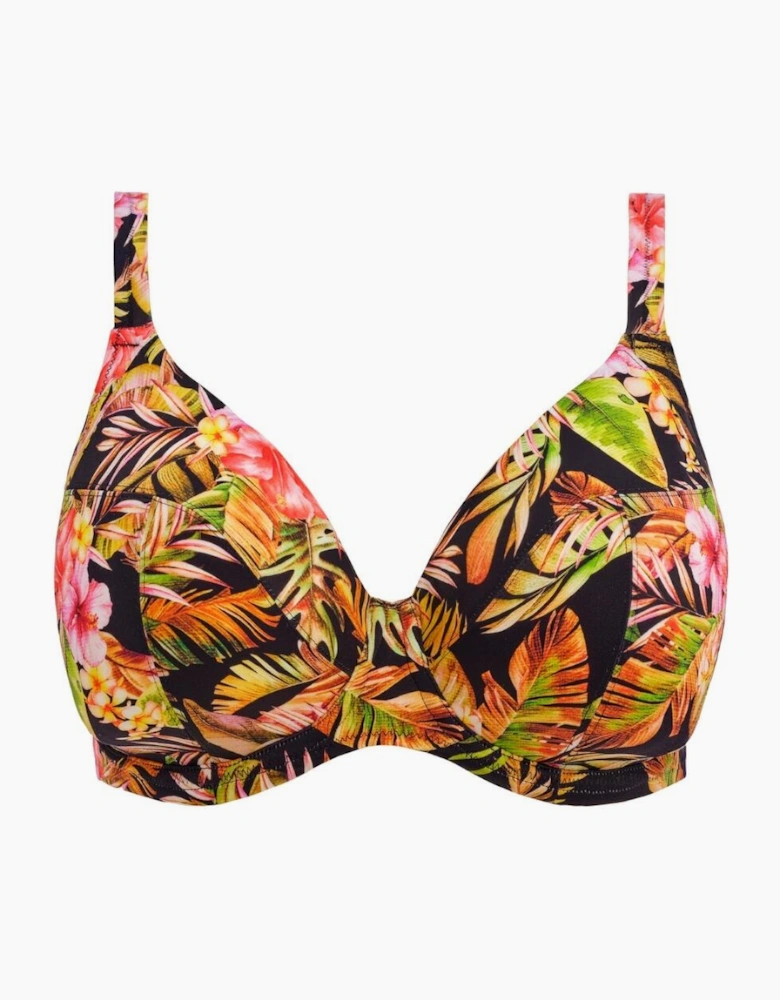 802302 Elomi Tiger Valley Plunge Bikini Top