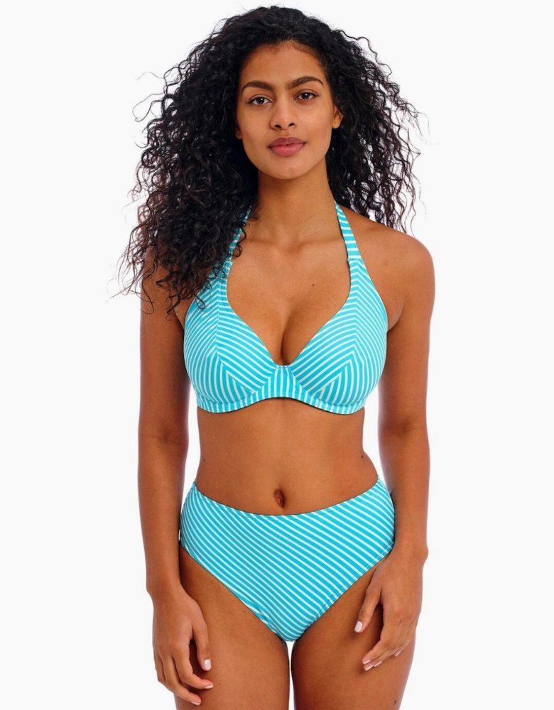 7232 Freya Jewel Cove Underwired Halter Bikini Top