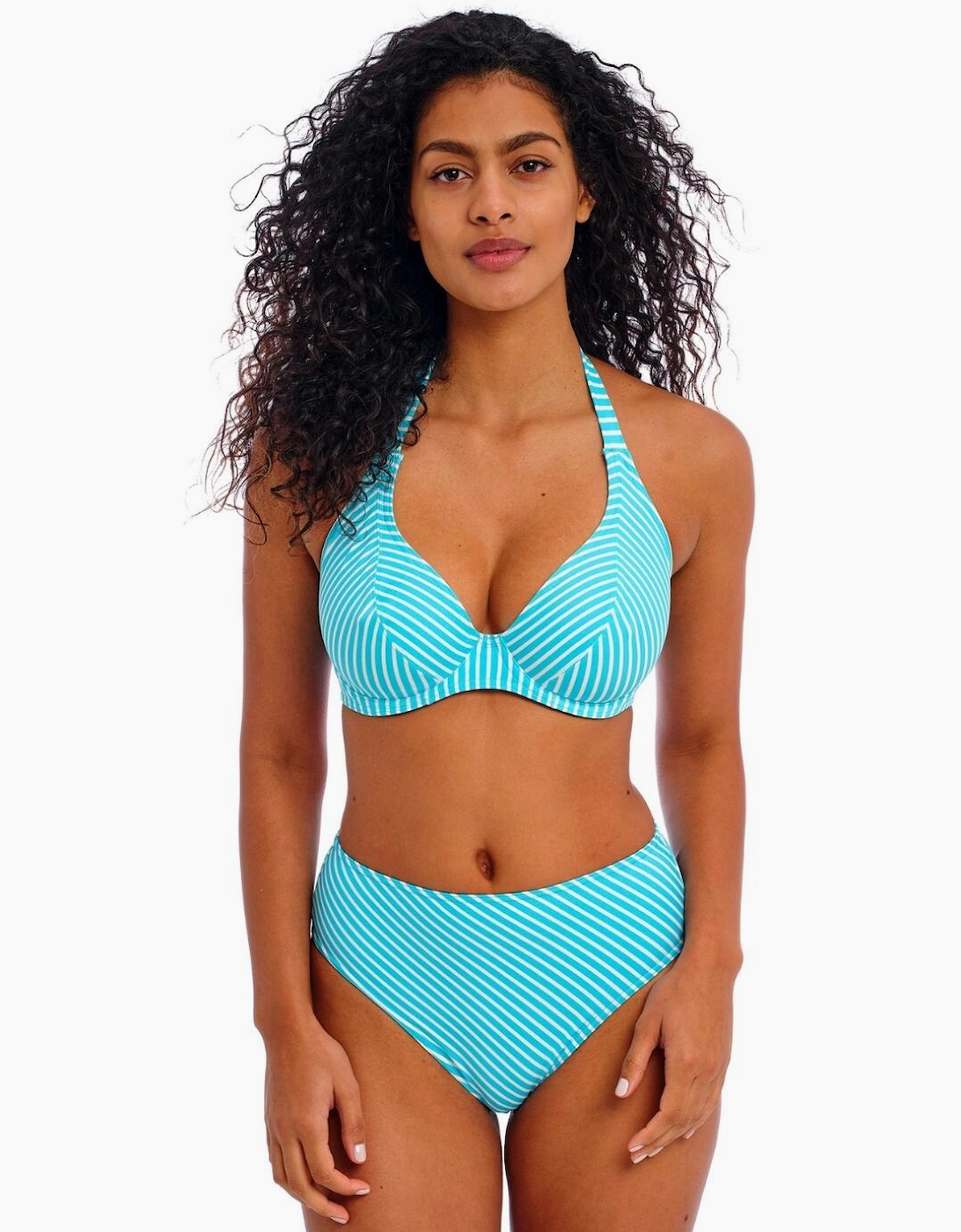 7232 Freya Jewel Cove Underwired Halter Bikini Top