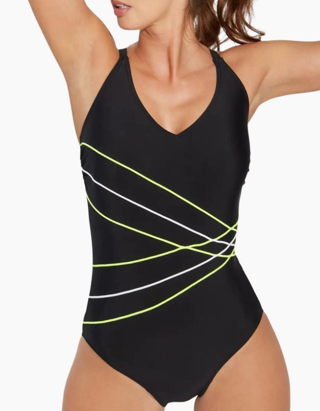 1424 Pour Moi Energy V-Neck Swimsuit