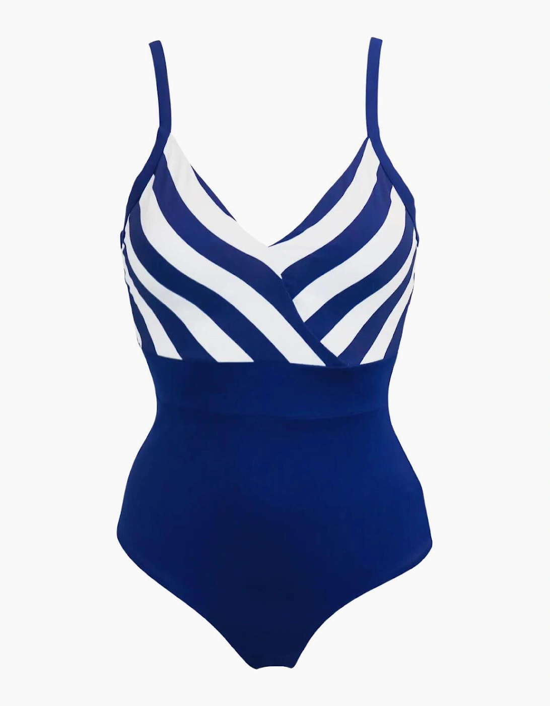 23006 Pour Moi High Line V Neck Control Swimsuit