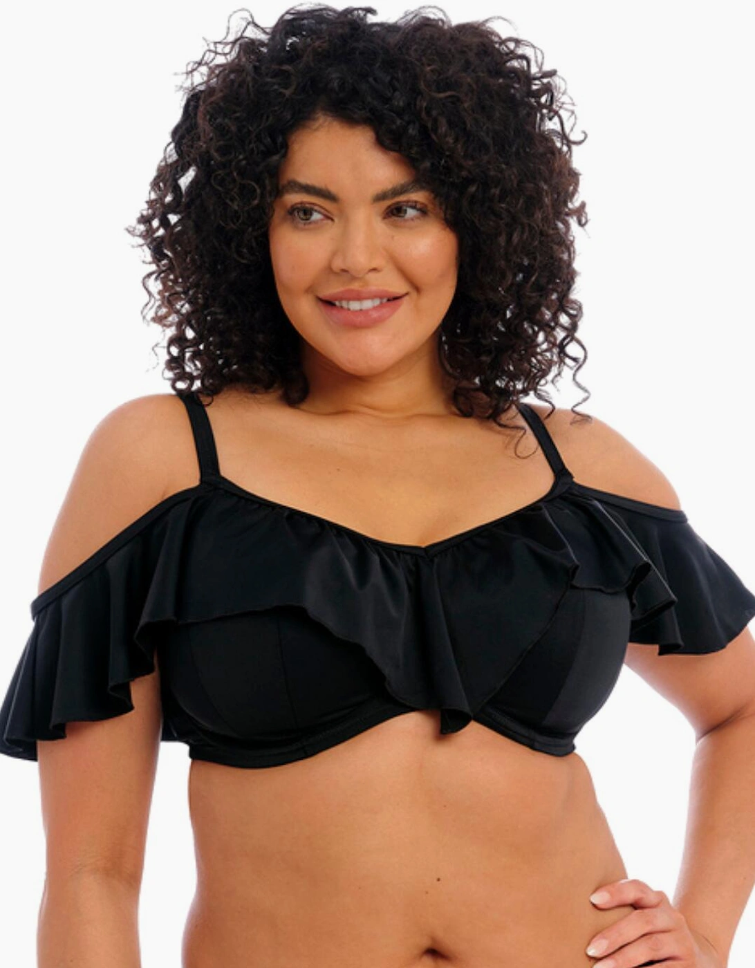 7283 Elomi Plain Sailing Bardot Bikini Top
