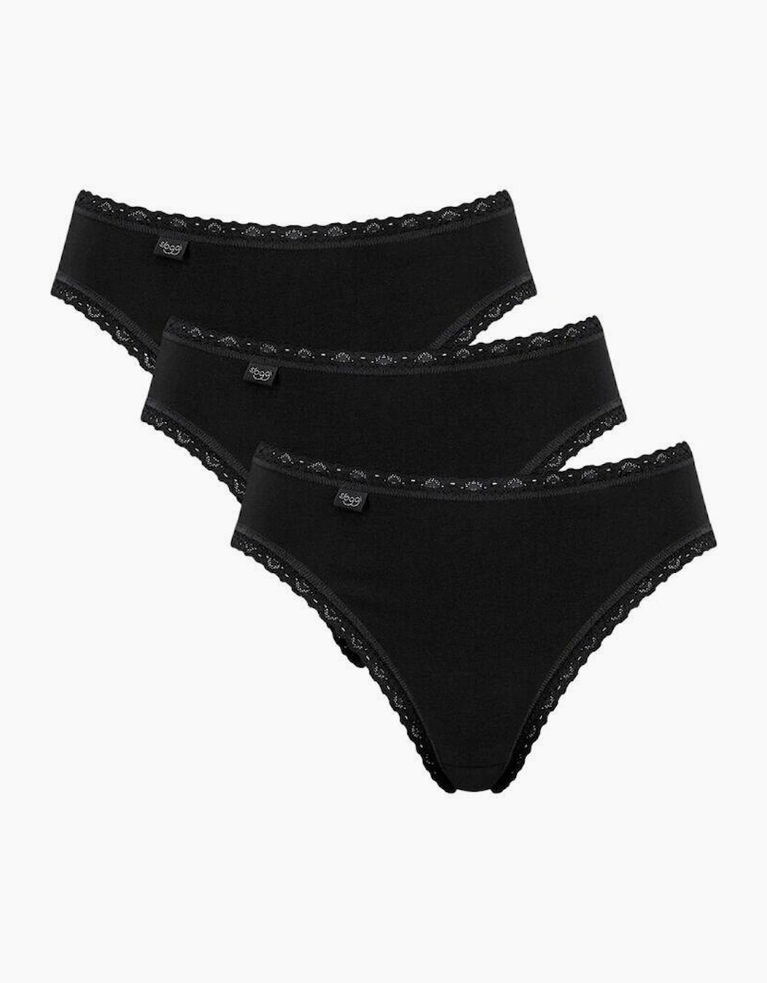 10167199 Sloggi 24/7 Cotton Lace Tai Brief 3 Pack