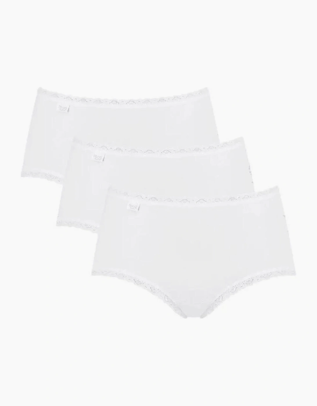 10167198 Sloggi 24/7 Cotton Lace Midi Brief 3 Pack