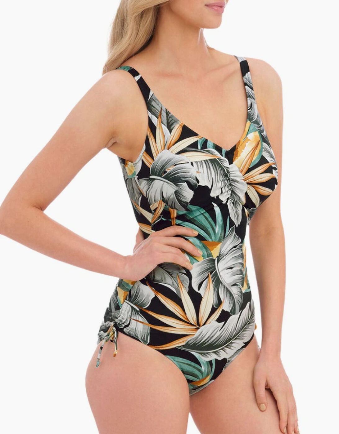 501630 Fantasie Bamboo Grove V Neck Swimsuit