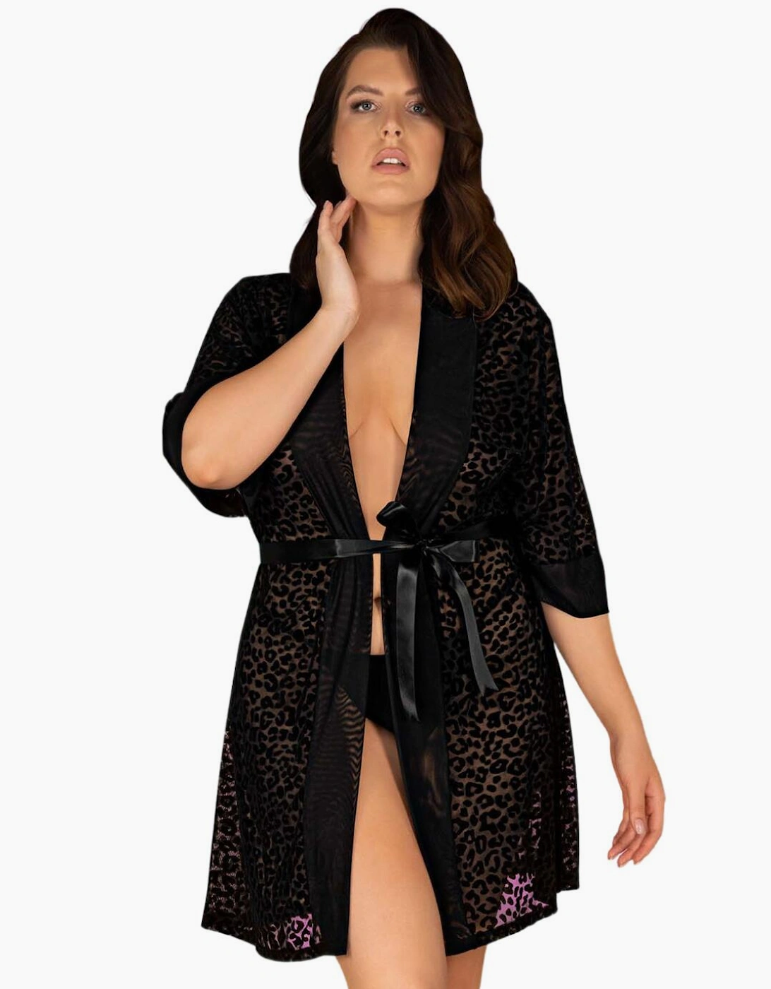 Obsessive Jagueria Peignoir Robe