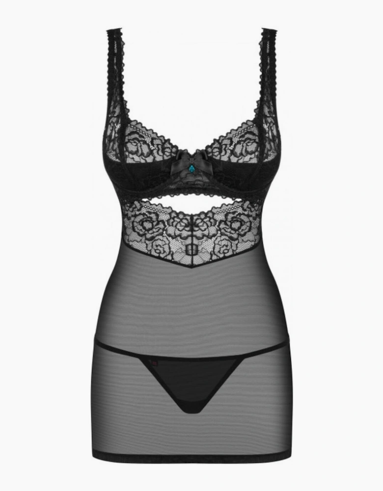 867-CHE-1 Obsessive Chemise and Thong Set