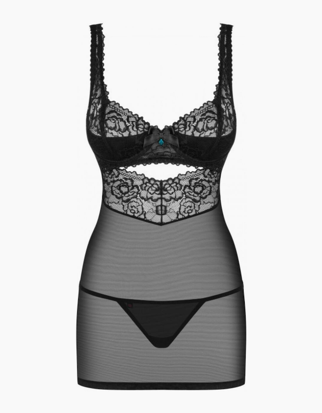 867-CHE-1 Obsessive Chemise and Thong Set