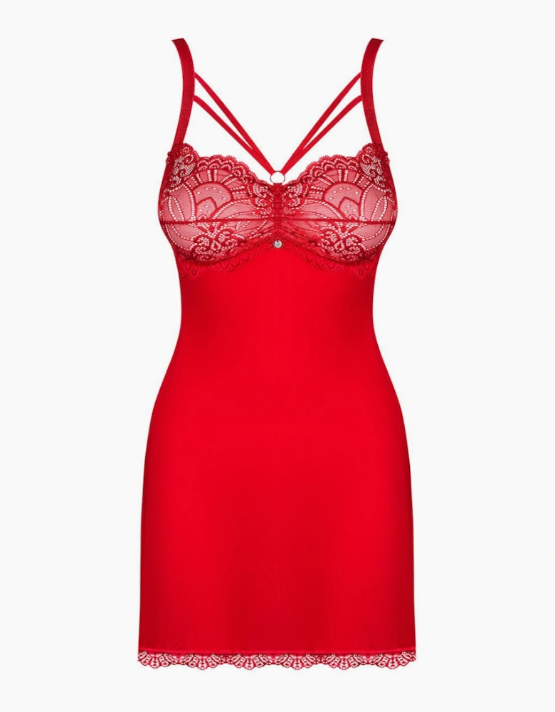 Obsessive Loventy Chemise and Thong Set