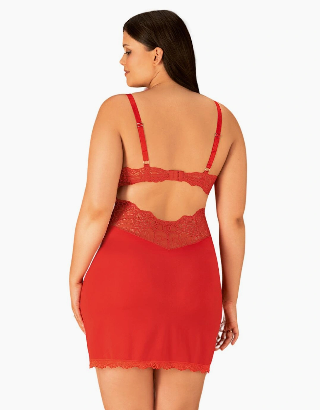 Obsessive Loventy Chemise and Thong Set