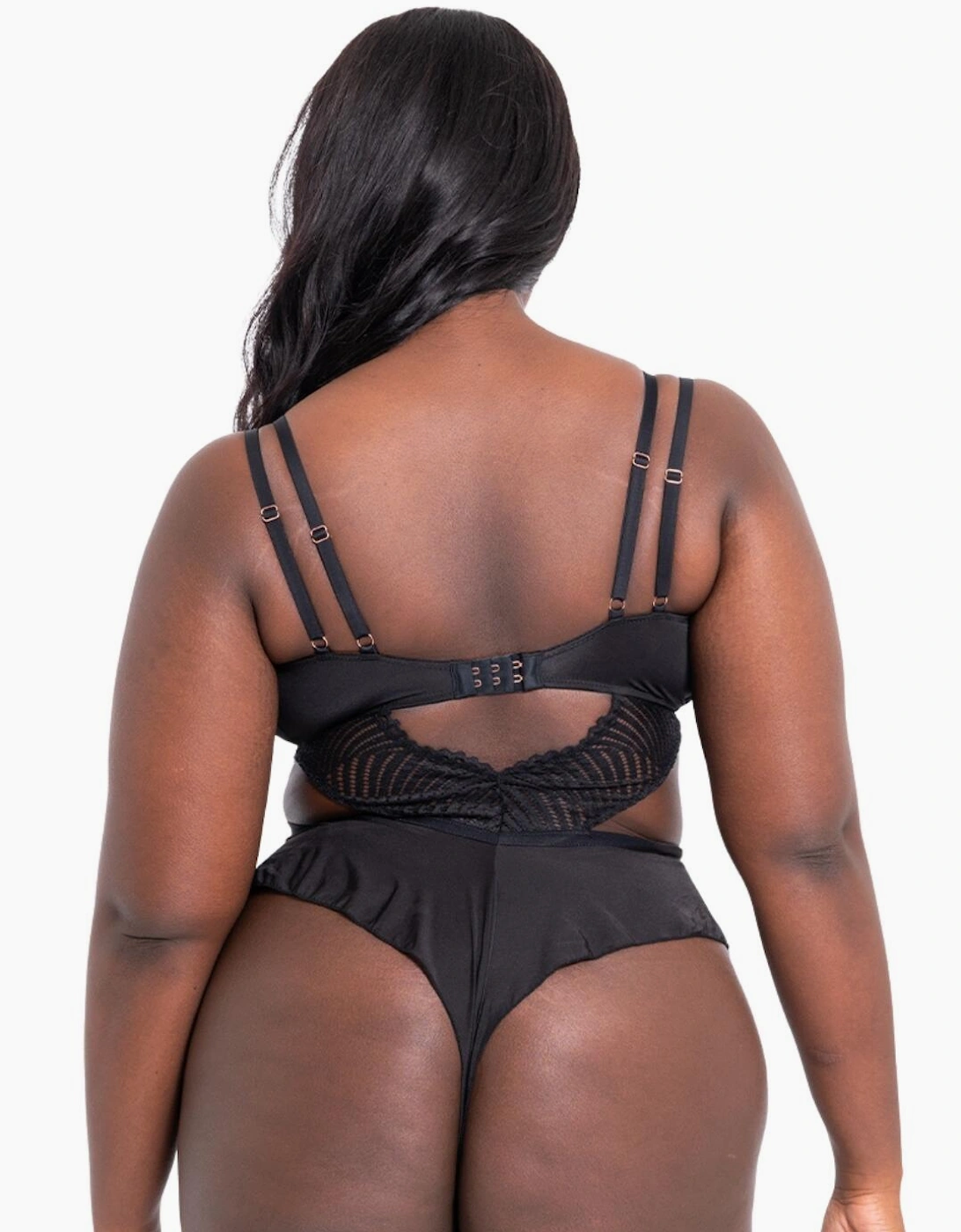 SN025327 Scantilly by Curvy Kate After Hours Stretch Lace Teddy