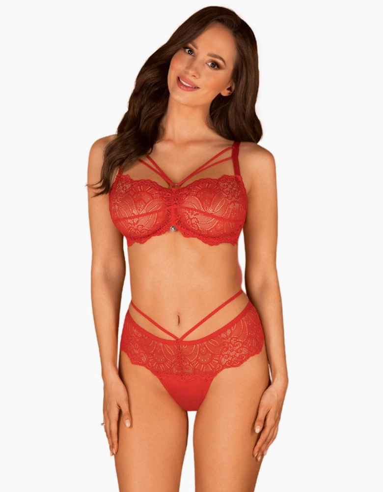 Obsessive Loventy Bra and Thong Set