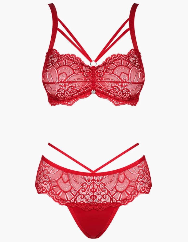 Obsessive Loventy Bra and Thong Set