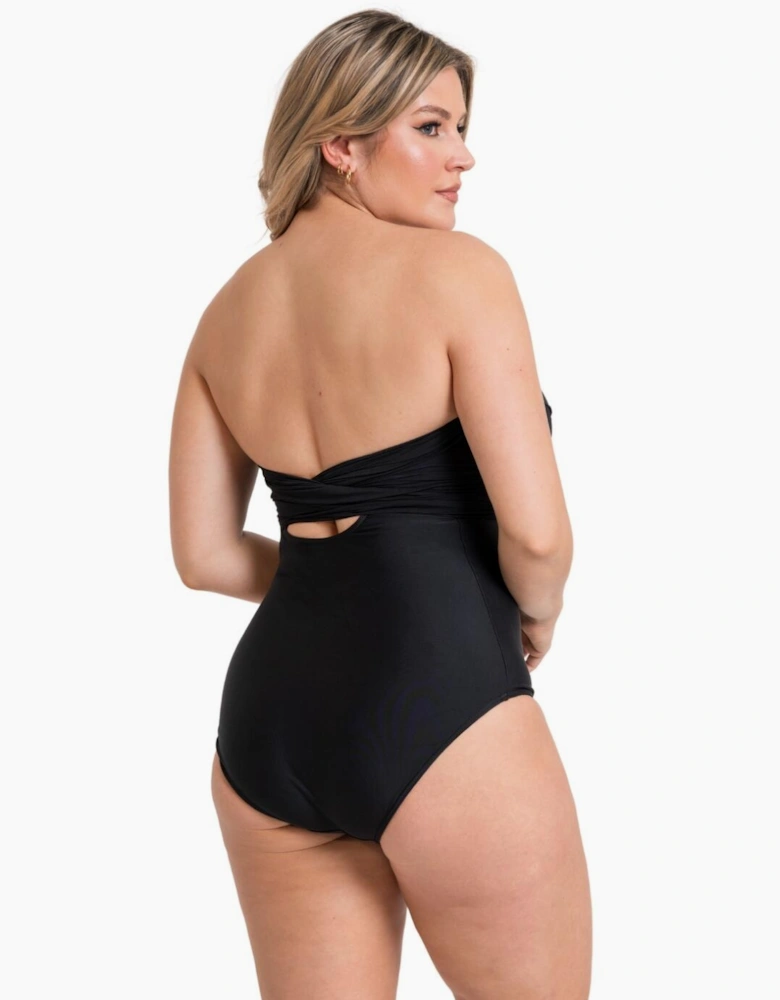 CS005600 Curvy Kate Wrapsody Bandeau Swimsuit