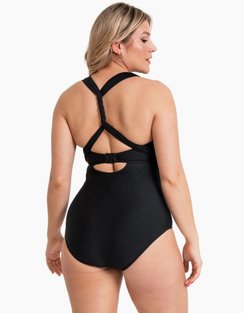 CS005600 Curvy Kate Wrapsody Bandeau Swimsuit
