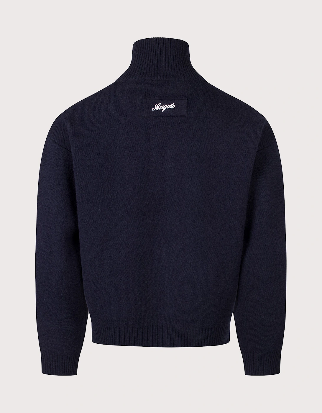 Oversized Fit Core Zip Through Knit Jumper