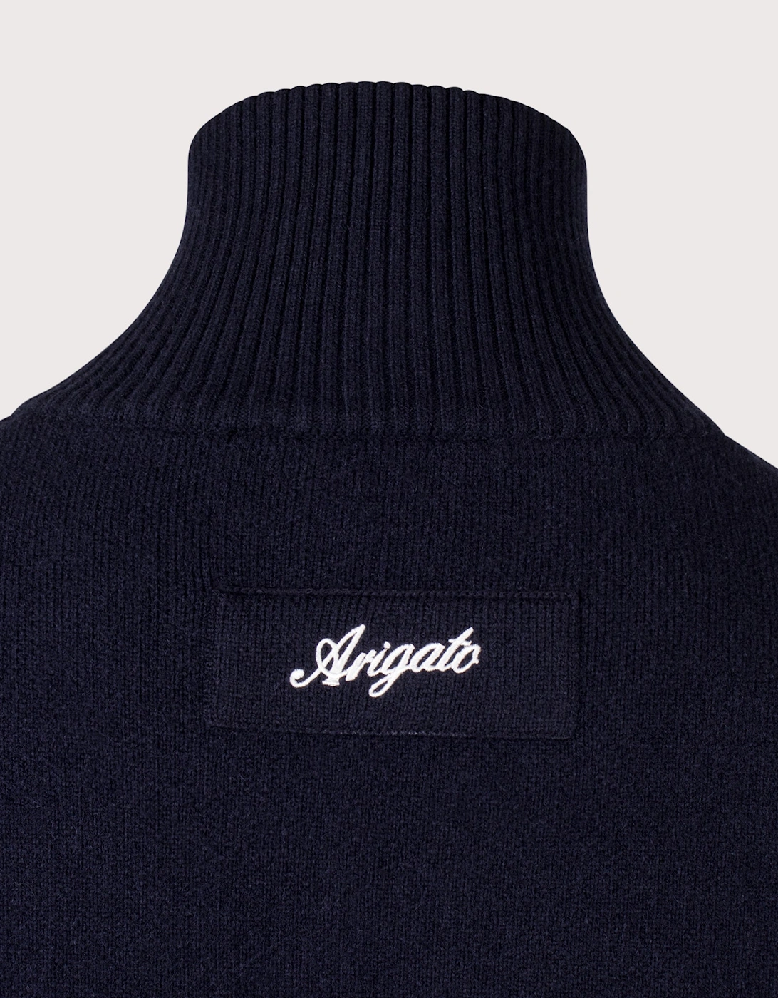 Oversized Fit Core Zip Through Knit Jumper