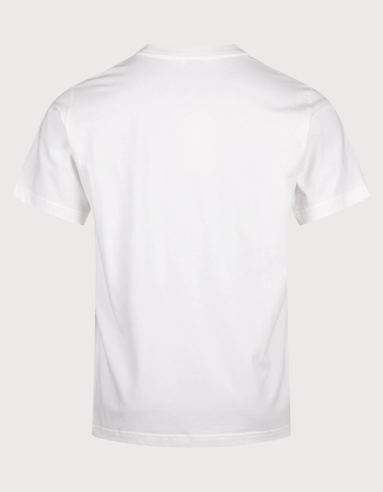 Regular Fit Dyrehaven Organic Logo Print T-Shirt