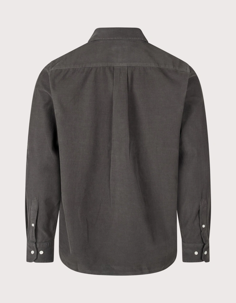 Relaxed Fit Kongshoved Micro Cord Shirt