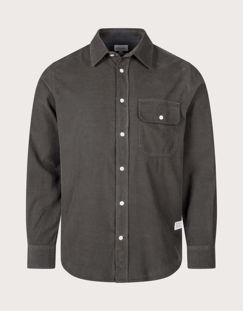 Relaxed Fit Kongshoved Micro Cord Shirt