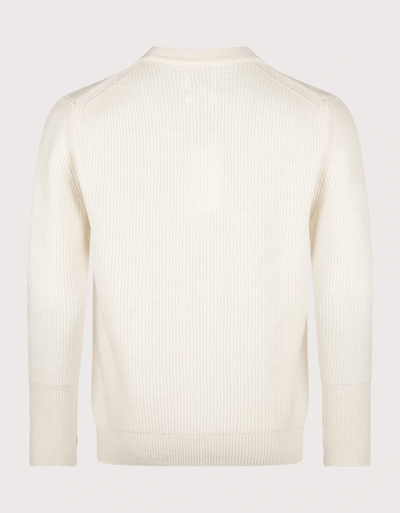Henning Cotton Wool Rib Knit Jumper