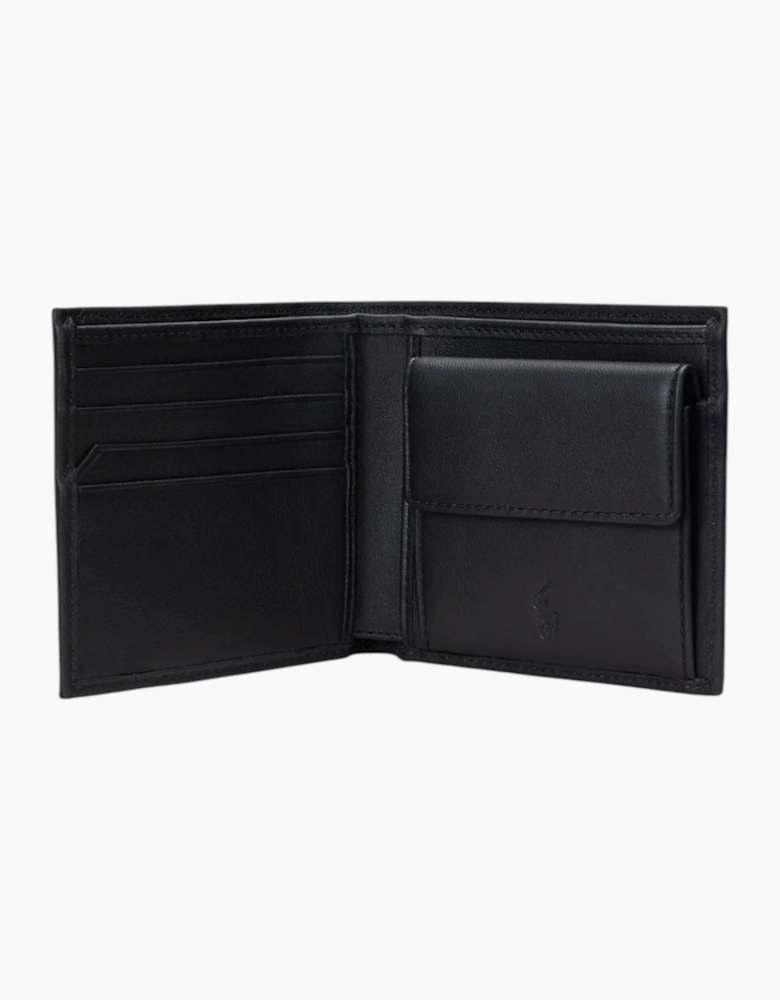 Ralph Lauren Mens Genuine Leather Wallet M Polo Billfold Credit Card Holder