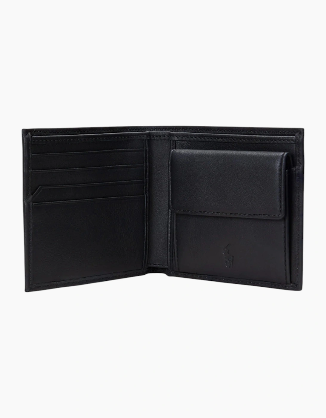 Ralph Lauren Mens Genuine Leather Wallet M Polo Billfold Credit Card Holder