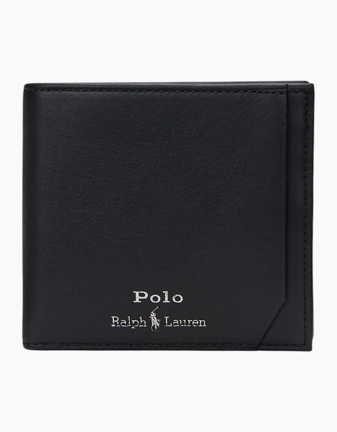 Ralph Lauren Mens Genuine Leather Wallet M Polo Billfold Credit Card Holder