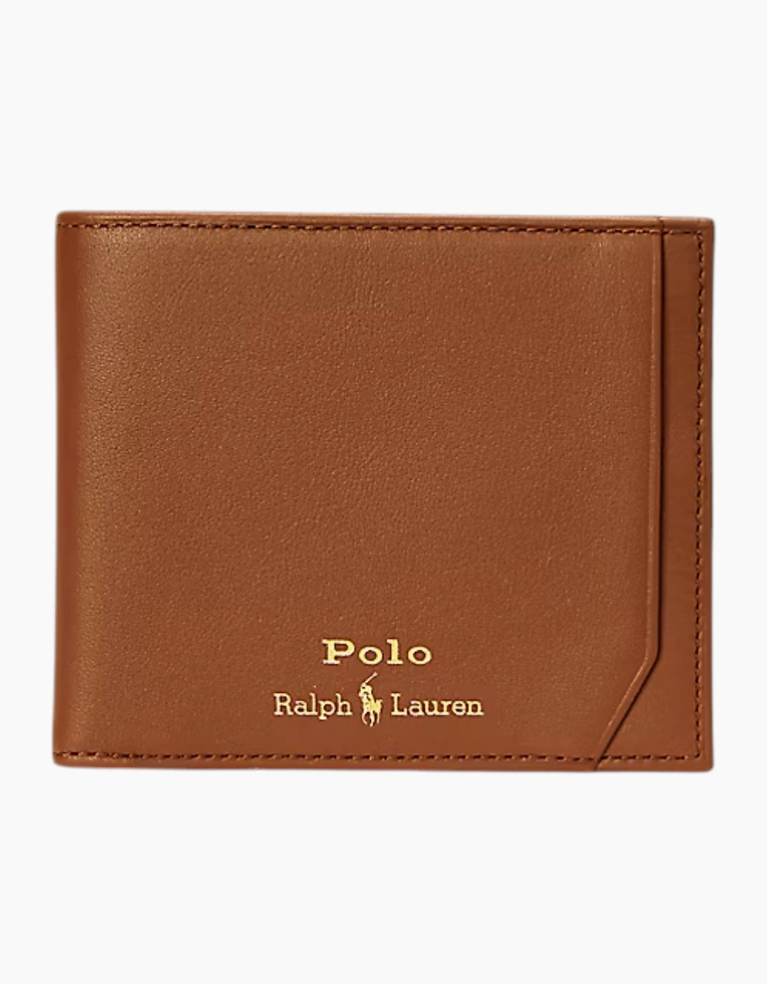 Ralph Lauren Mens Genuine Leather Wallet M Polo Billfold Credit Card Holder Black