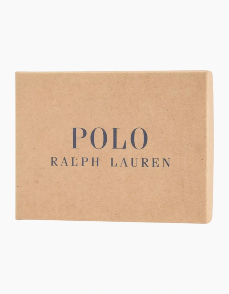 Ralph Lauren Mens Genuine Leather Wallet M Polo Billfold Credit Card Holder