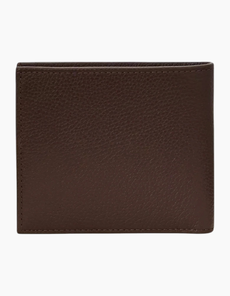 Ralph Lauren Mens Genuine Leather Wallet M Polo Billfold Credit Card Holder Black